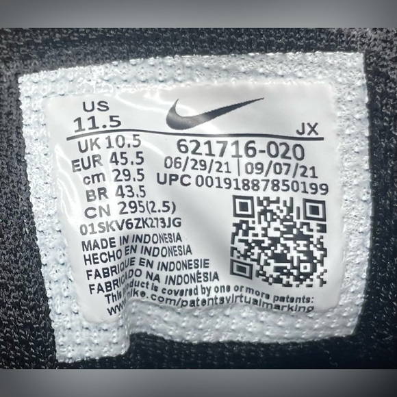 Nike Training Reax 8 TR Black Metallic Gold Mens Shoes Size 11.5 - Picture 6 of 14